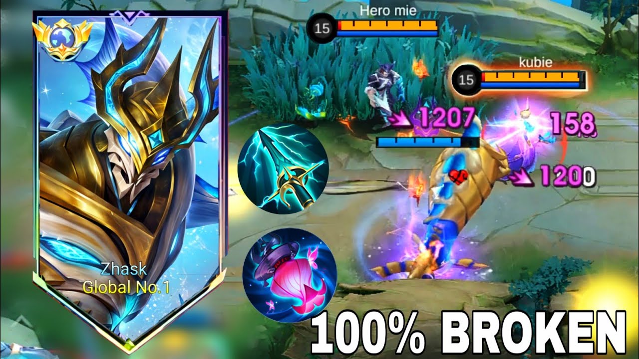 ZHASK NEW 100% BROKEN DAMAGE BUILD AND EMBLEM!! THE BEST BUILD FOR 2026!!(please try)