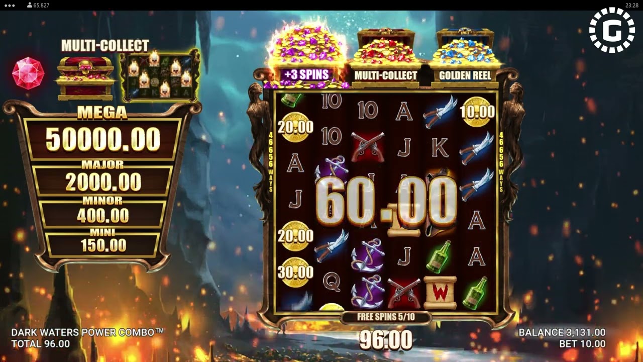 Dark Waters Power Combo by Just For The Win Slot Features | GamblerID