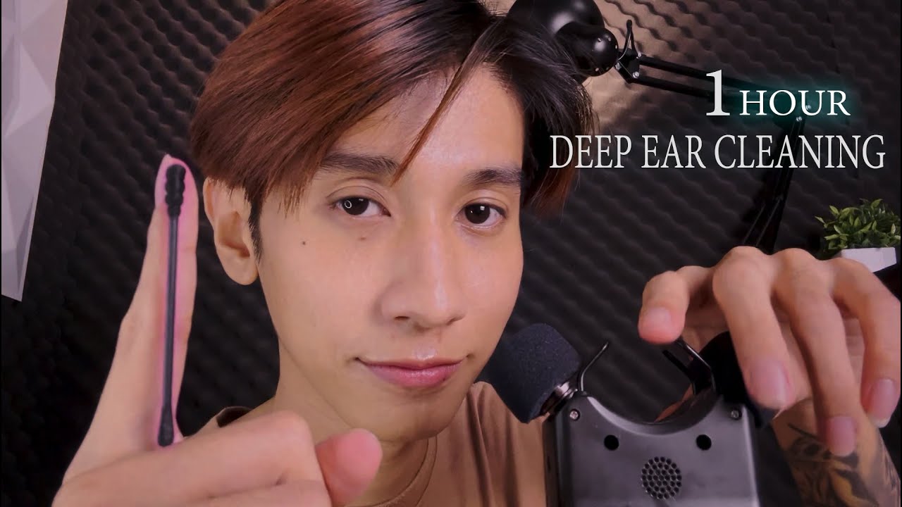 ASMR แคะหูสุดล้ำลึก 1 ชั่วโมง Intense Deep Ear Cleaning 1 Hour