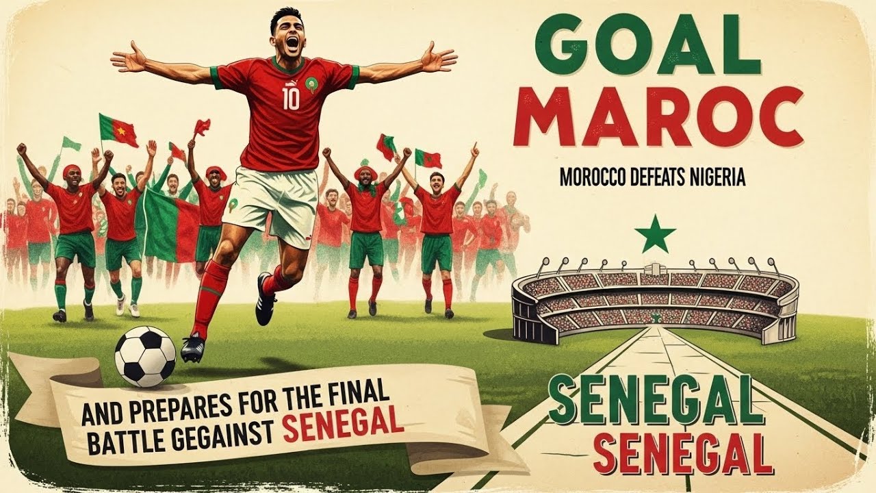 Goal Maroc | المغرب يتجاوز نيجيريا ويستعد لمعركة النهائي أمام السنغال
