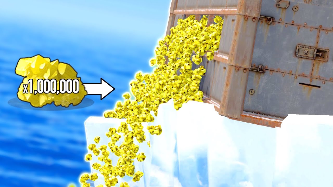 raiding a rare MILLION SULFUR BERG BASE (extremely profitable)