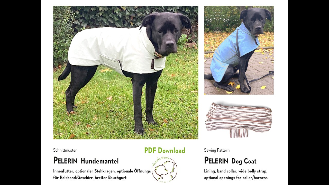 Überblick PELERIN Hundemantel  //  Overview PELERIN Dog Coat