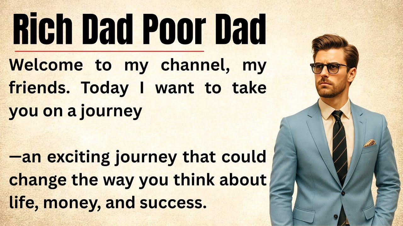 Rich Dad and Poor Dad | Learn English Easily and quickly | English Speaking Practice | Graded reader