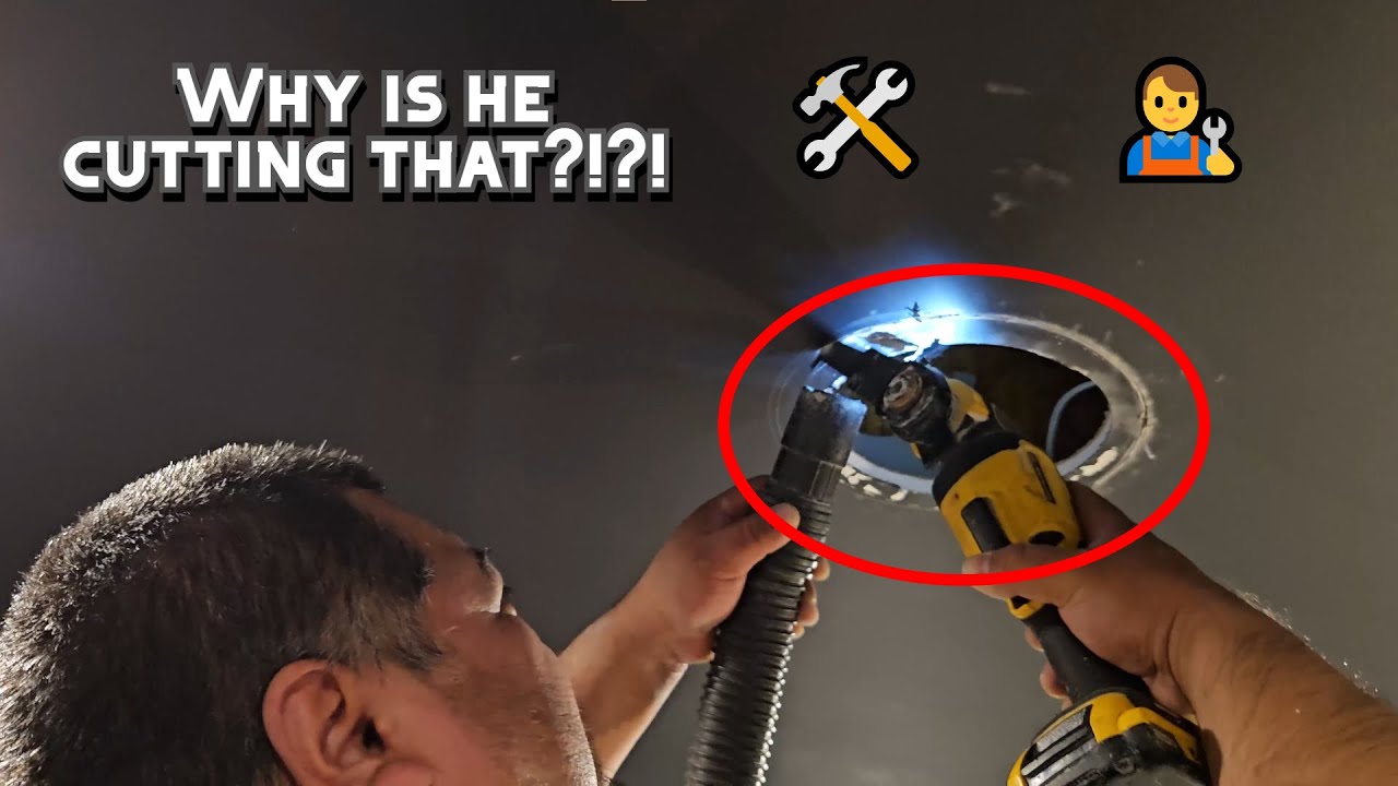 Why are we cutting the ceiling for?