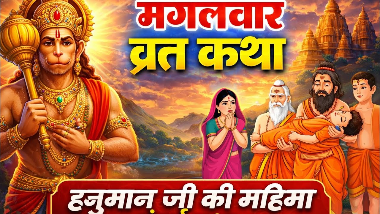 मंगलवार व्रत कथा | हनुमान जी ने कैसे बदली किस्मत | Powerful Vrat Katha