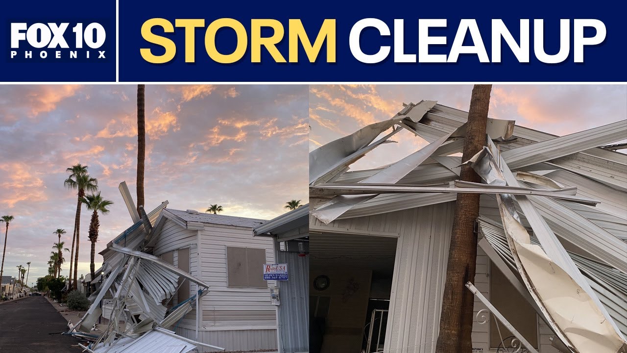Monsoon storms leave behind damage across Valley l FOX 10 Phoenix