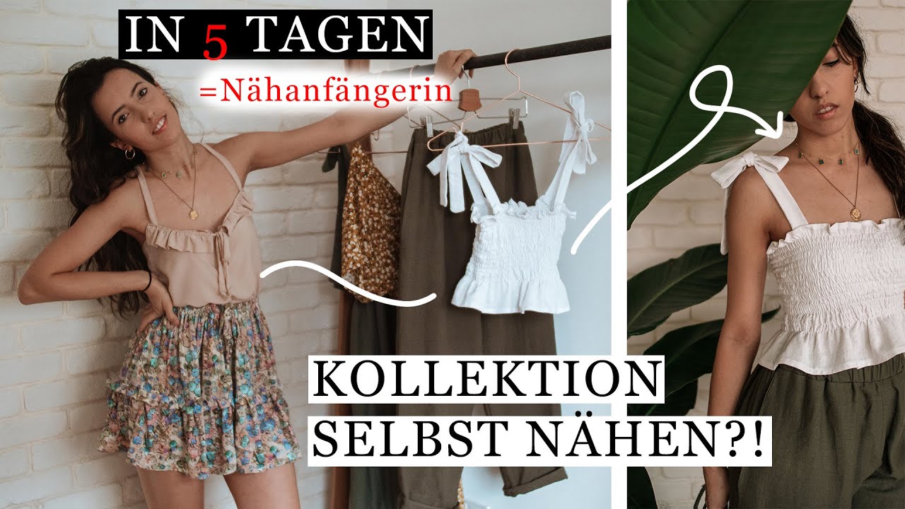 In 5 Tagen eine eigene KOLLEKTION NÄHEN | Selbstexperiment