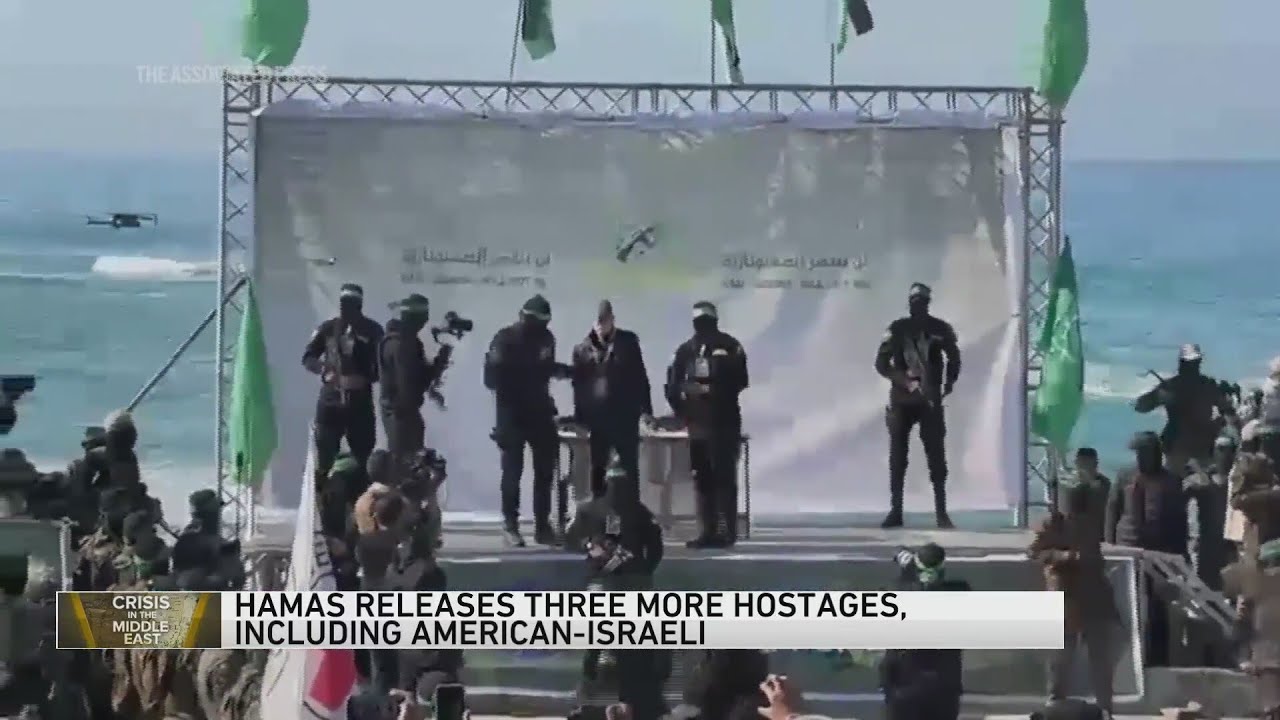 Hamas frees 3 hostages, Israel releases Palestinians as part of ceasefire deal