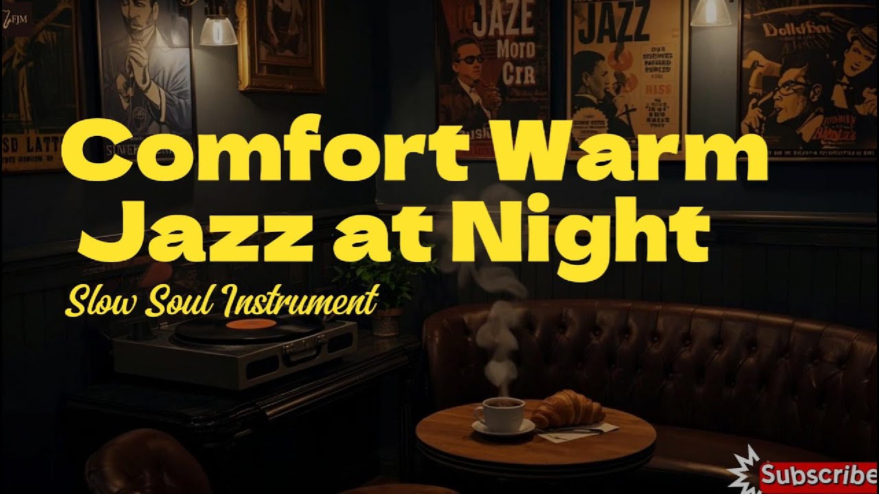 Slow Jazz for Relaxation ☕ Cozy Night Ambience