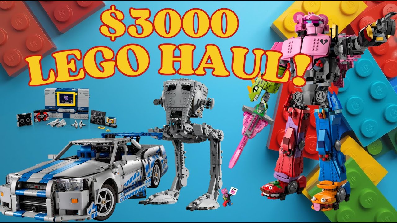 HUGE LEGO HAUL! I bought EVERYTHING in the LEGO Store! One Piece, Star Wars, Fortnite, and more!