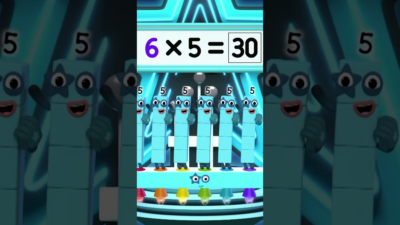 Five Times Table - Learn Your Times Tables #5 ✖️ | Meet Number Five | Numberblocks #shorts
