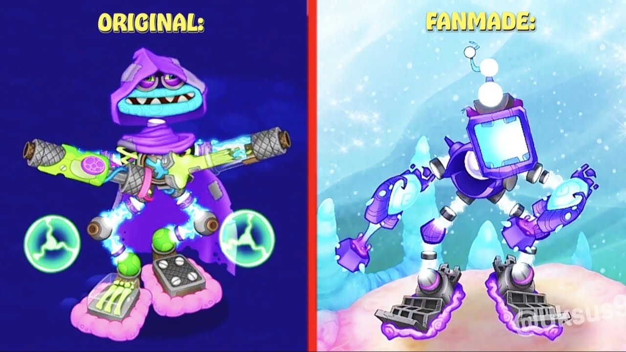 Fanmade VS Original Epic Wubbox Ethereal Island Comparison | My Singing Monsters || MSM Wub
