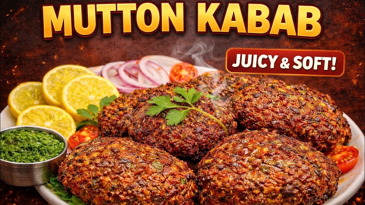  Mutton Kabab Recipe | Easy Homemade Kabab | Street Style Kabab | Tasty Food 365