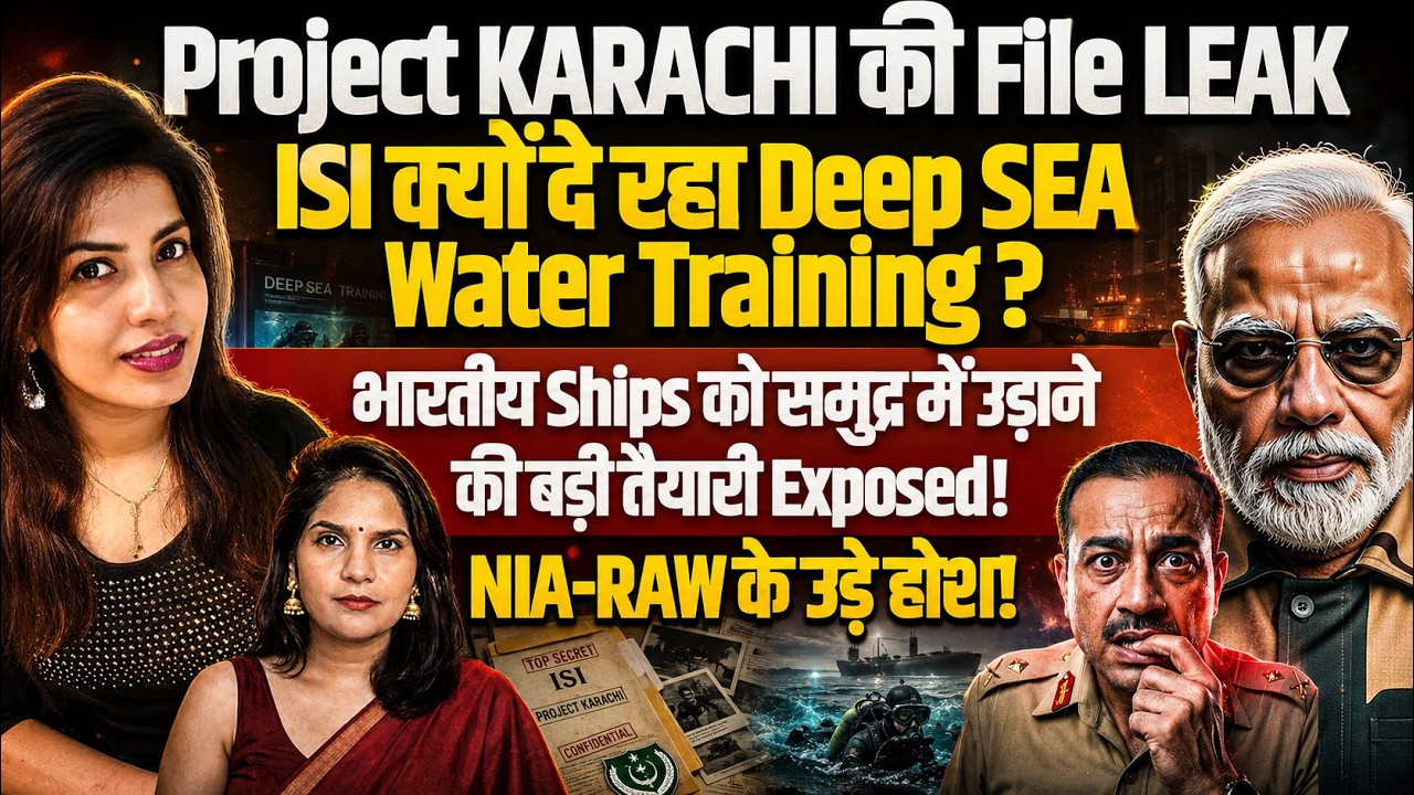 Project KARACHI ISI की Deep Sea Water Training,Indian Ships उड़ाने की तैयारी Exposed!Levina Neythiri