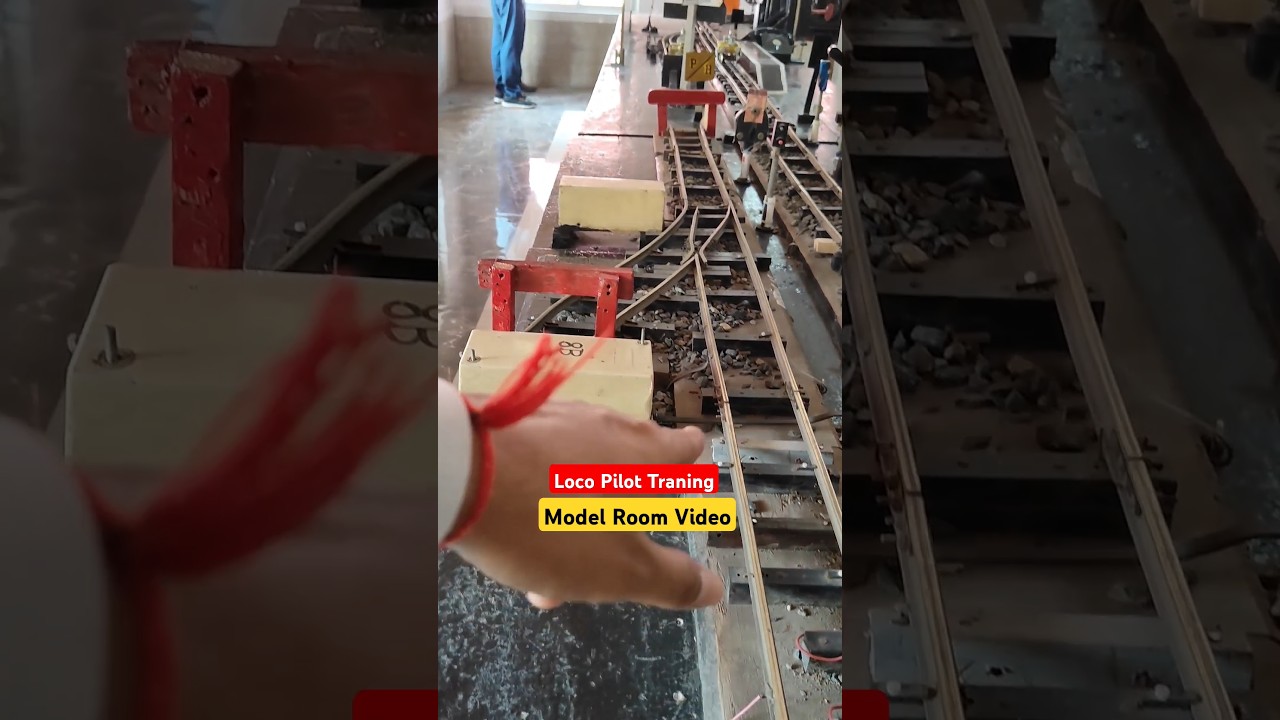 Loco Pilot Training Model Room Video #indianrailways #trainknowledge  #train #trainmodel