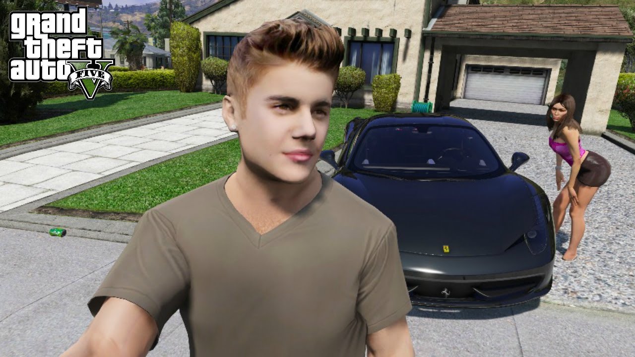 JUSTIN BIEBER PLAYS GTA 5 (GTA 5 VLOG)