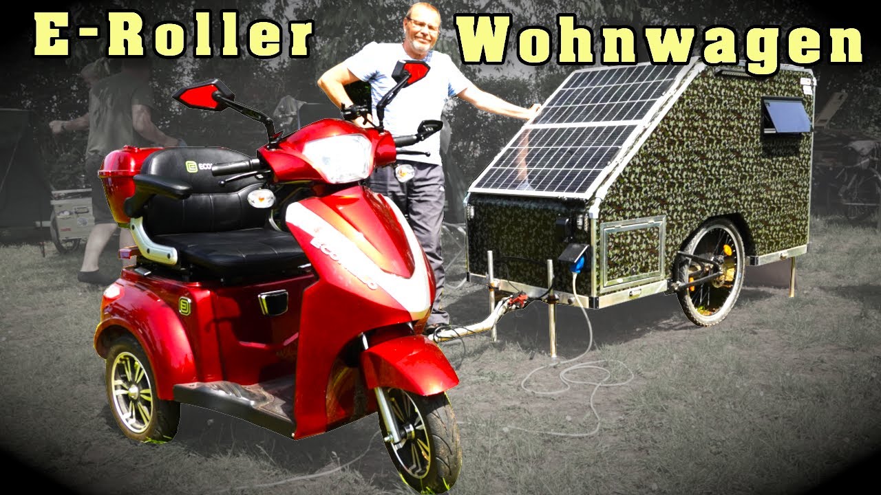 25km/h Elektro-Trike-Roller als Zugfahrzeug für einen Fahrradwohnwagen?