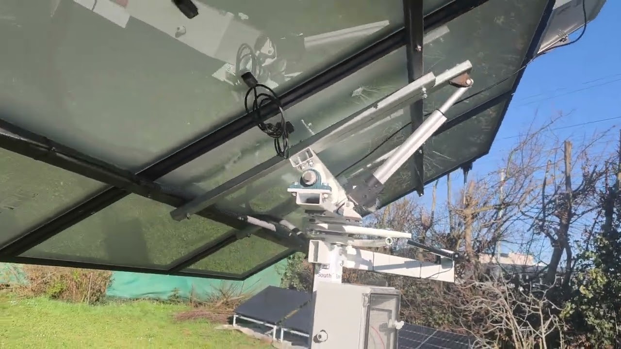 Traqueur éco whorty :,début des test rotation, azimut 130°EST jusqu a 270° OUEST