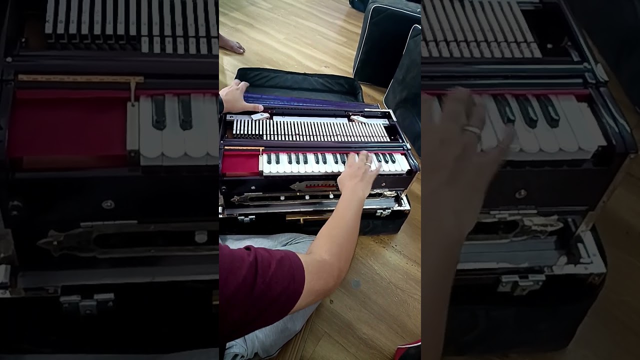 professional Kolkata made scale changer harmonium for artists affordable price, return replacement .