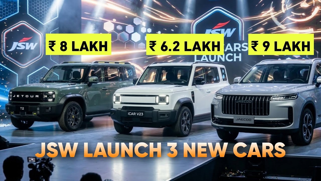 Tata-Mahindra out? JSW launches 3 new SUVs starting at ₹6 lakh!