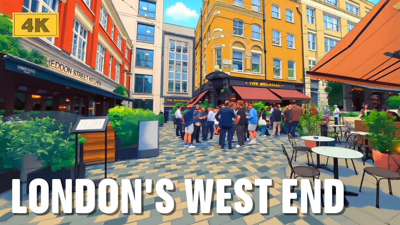 After work drinks in the West End of London