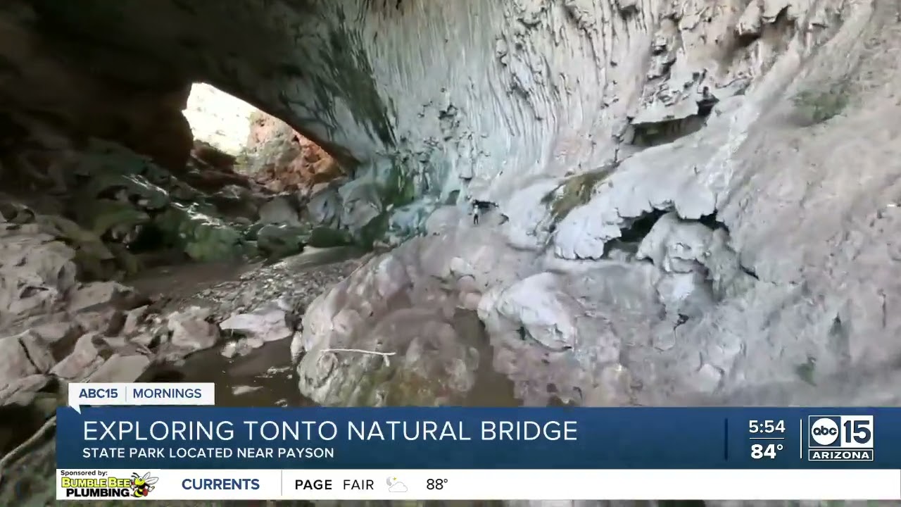Exploring Tonto Natural Bridge