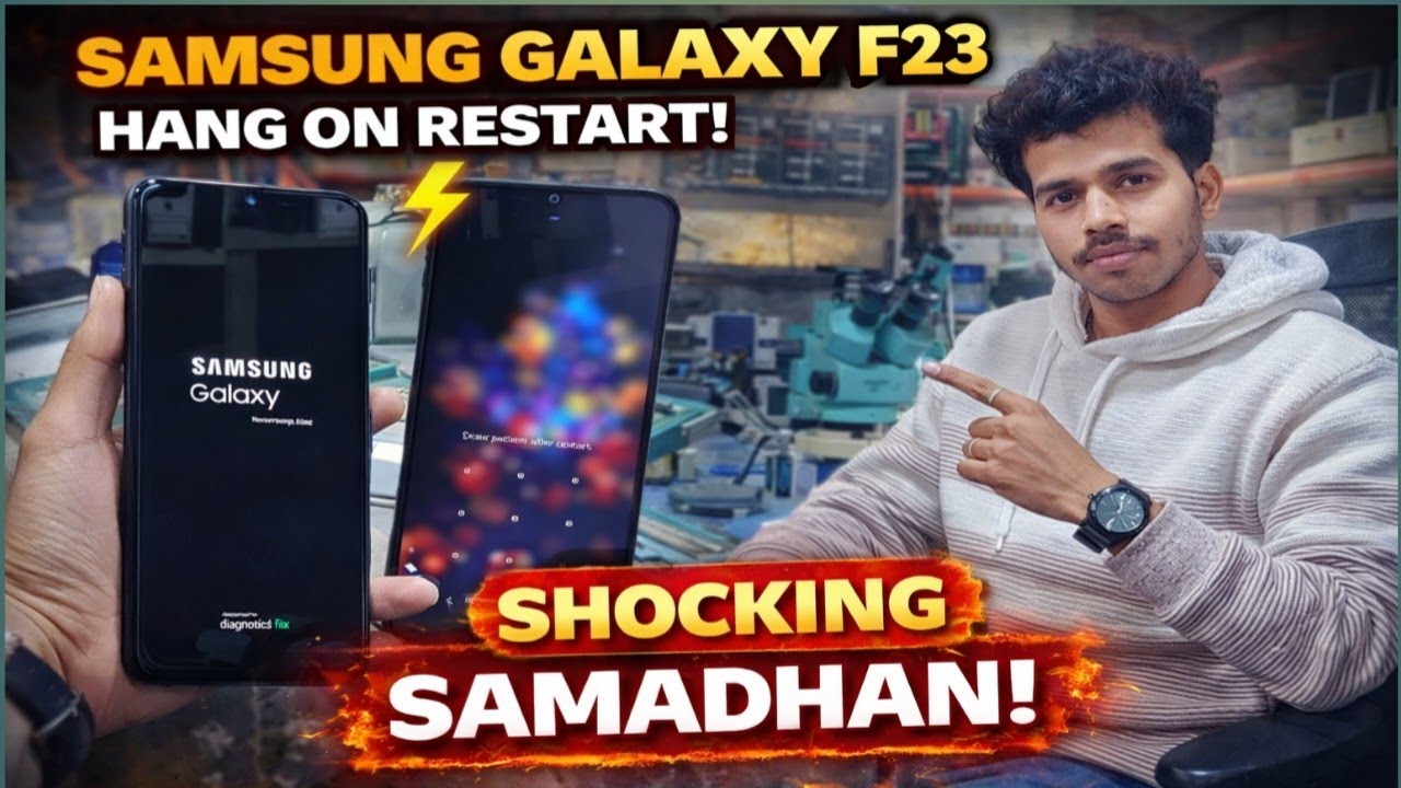 Samsung F23 Hang on Logo | Restart Problem Solution | 100% Working Trick 🔧📱