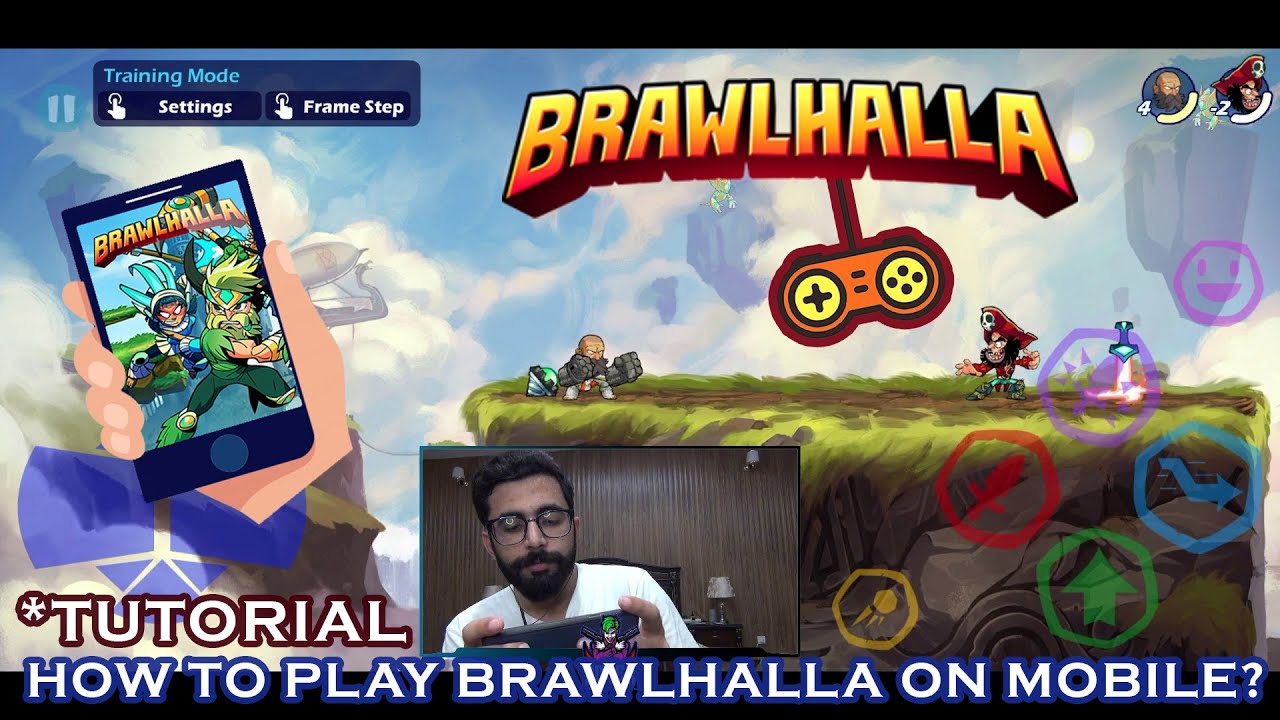 How to Play BRAWLHALLA on MOBILE | TUTORIAL in HINDI/URDU