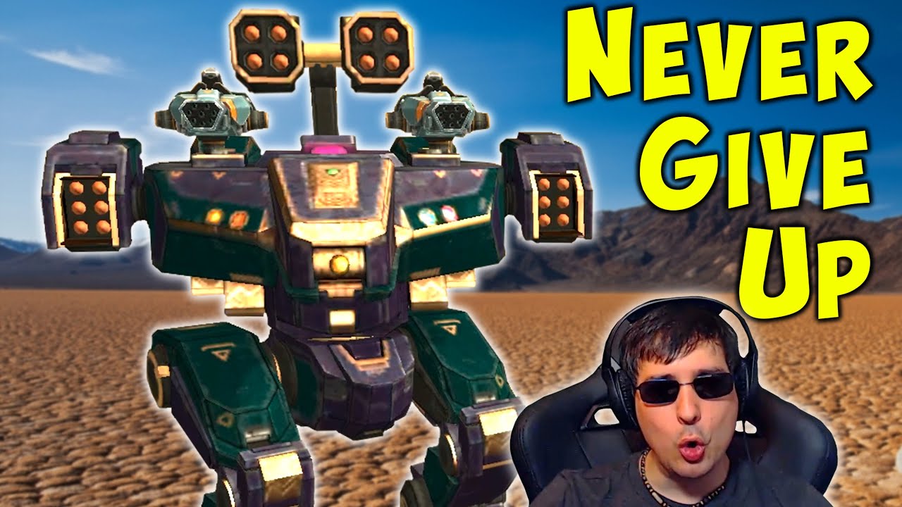 NEVER GIVE UP! War Robots on My Own Account - WR Fun Gameplay
