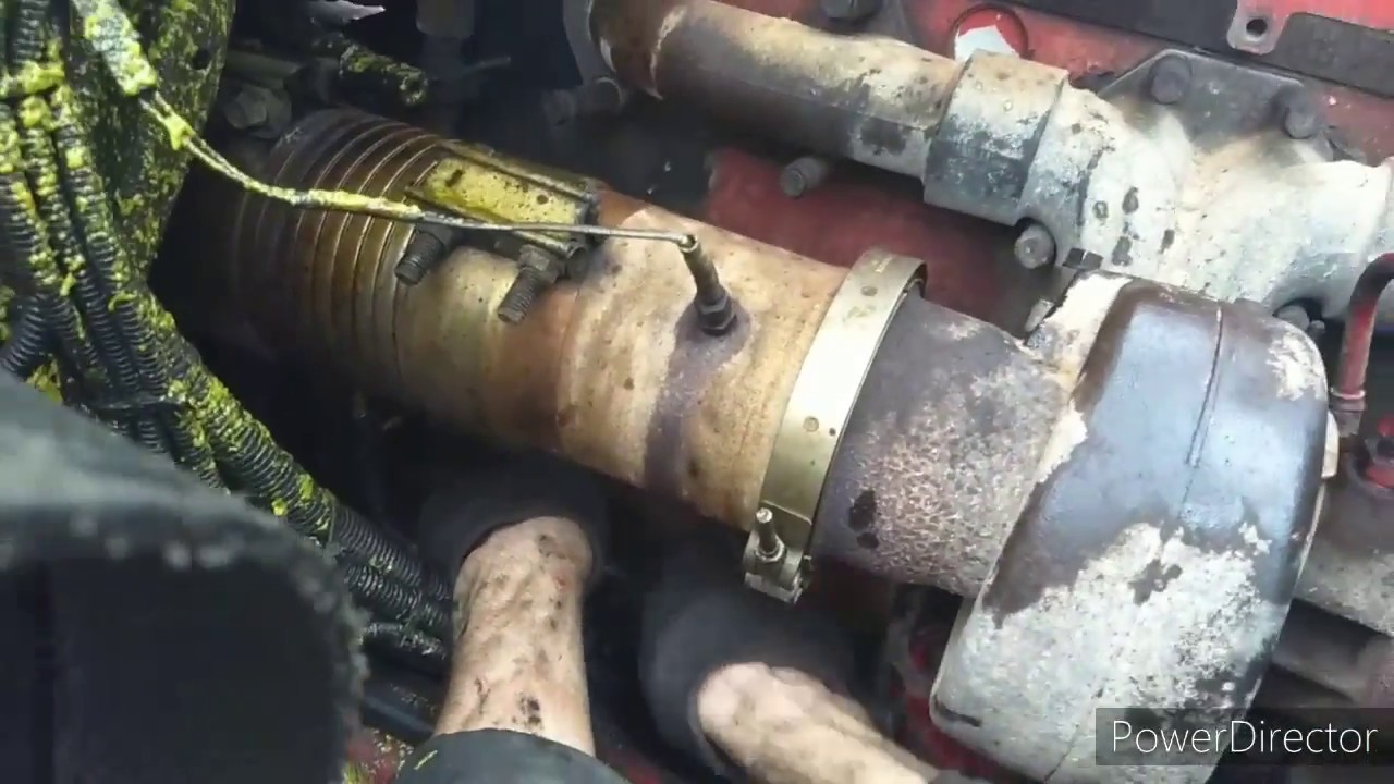 Cummins ISX 600/ oil cooler, water pump and thermostat replacement
