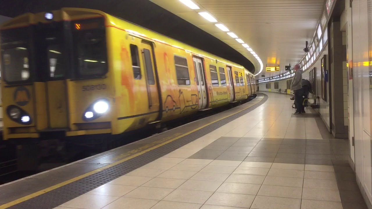 Merseyside Class 508 at Hamilton Sq. Station.