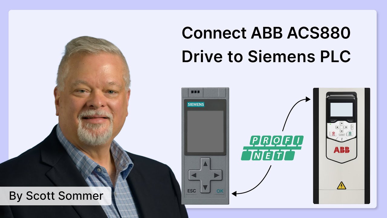 Подключите ABB ACS880 к Siemens S7-1500 с помощью PROFINET