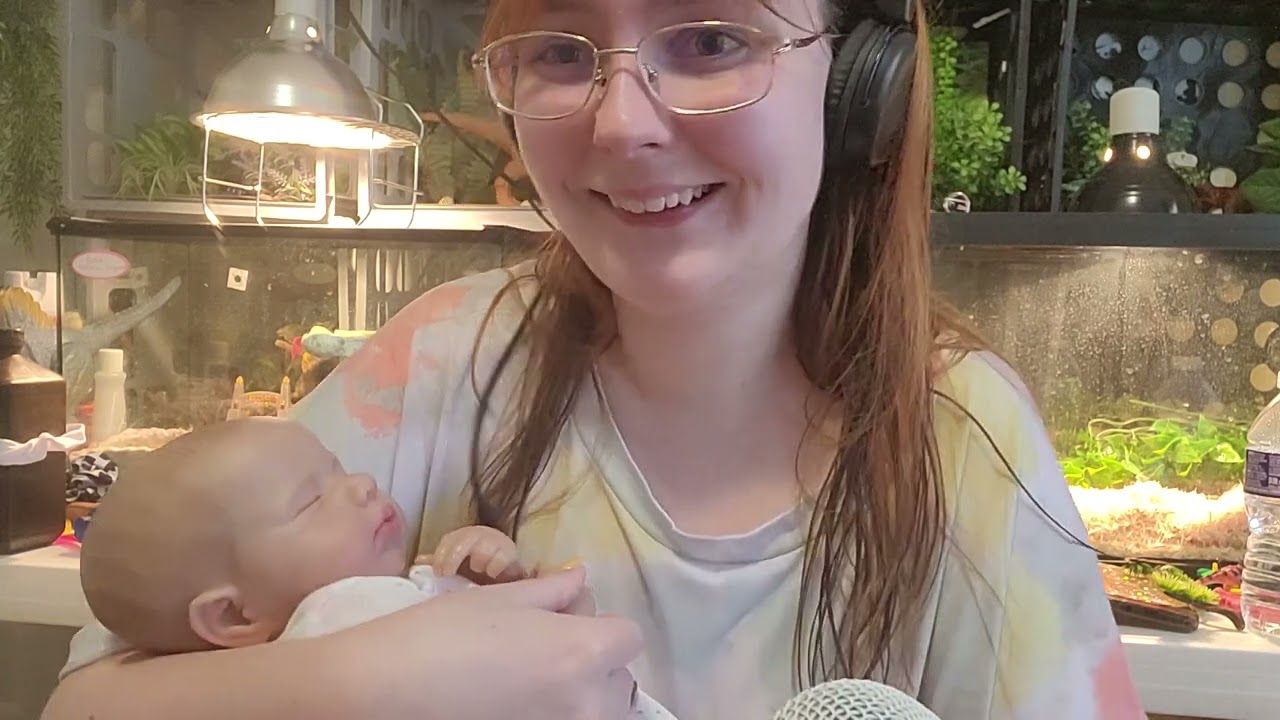 ASMR introducing my reborn babies part 1~ Whispering, tapping, fabric scratches and more