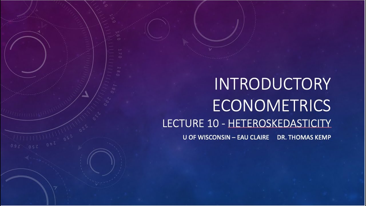Heteroskedasticity: What it is, How we test for it, and how we correct for it.