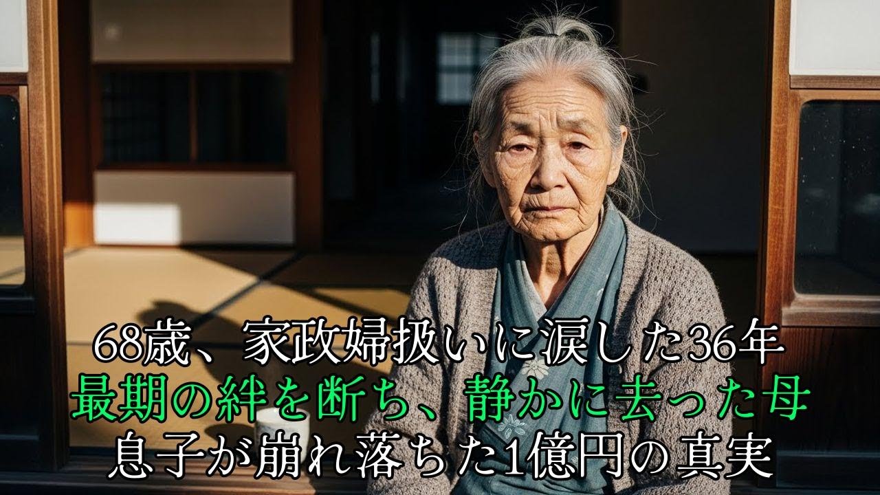 【涙腺崩壊】「さようなら、元気でね」家政婦扱いされた68歳の私が静かに別荘を去った理由。数日後、息子夫婦が崩れ落ちた衝撃の真実とは…