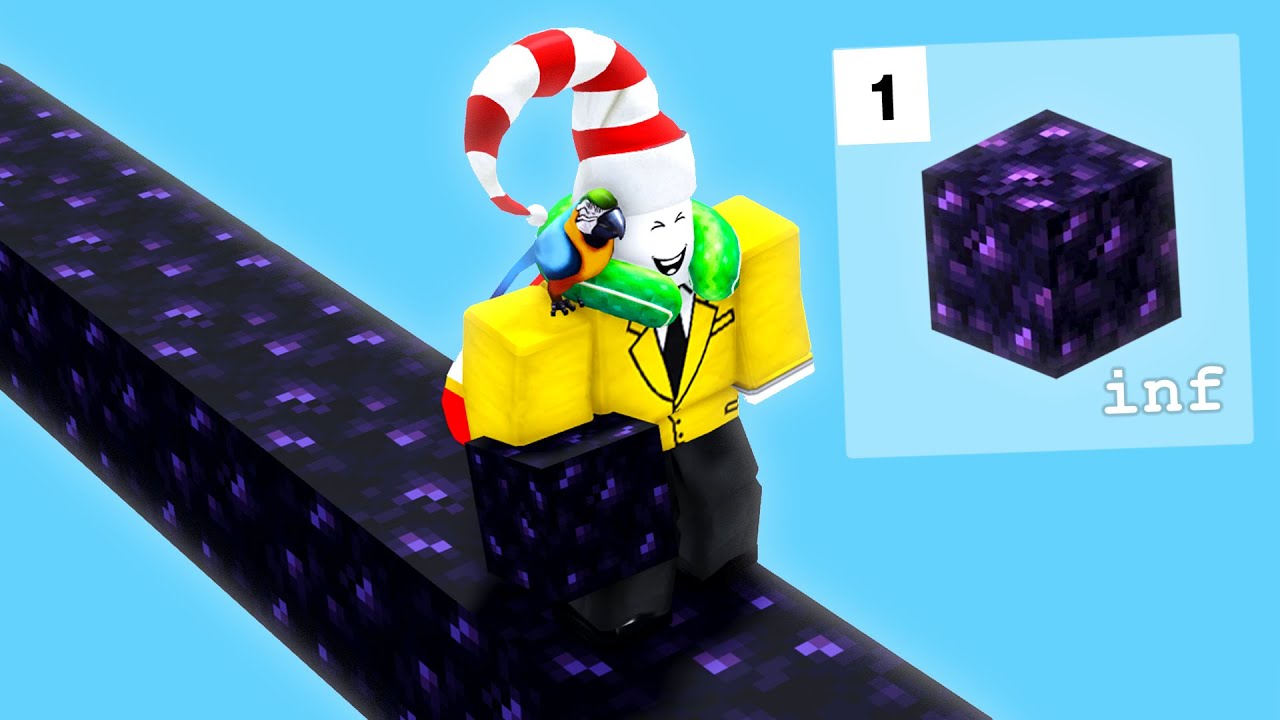 I Used ONLY OBSIDIAN BLOCKS in Bedwars.. But This Happened..