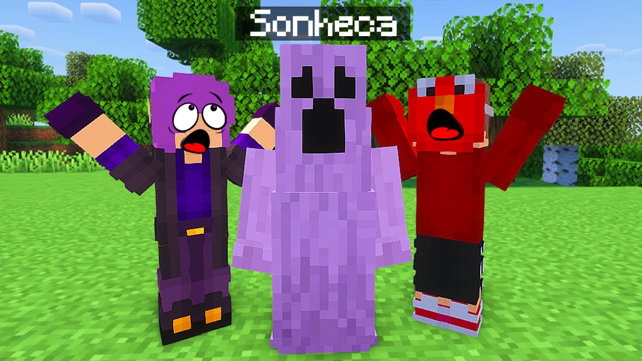 VIREI UM FANTASMA E ASSUSTEI MEUS AMIGOS NO MINECRAFT!!!