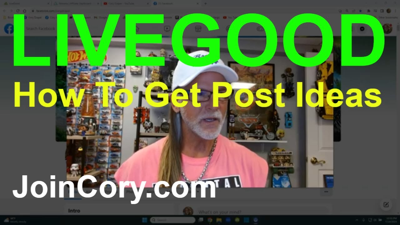 LIVEGOOD How To Get Post Ideas Daily, 15 Affiliates Join Weekly