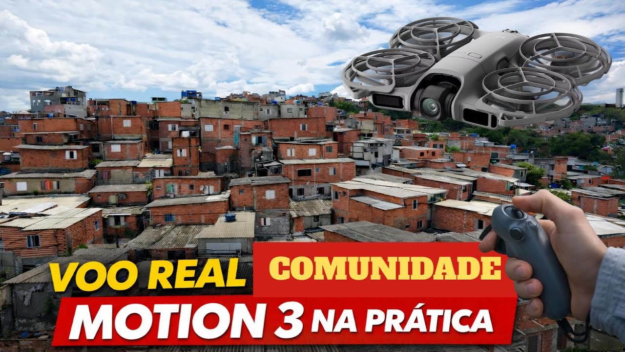 DJI NEO 2 em Voo Sobre a Comunidade | Motion 3 e Goggles N3 na Prática