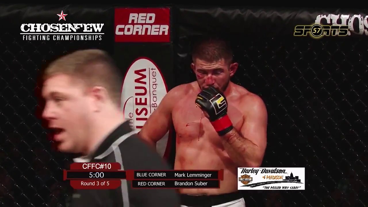 Chosen Few Fighting Championship Mark Lemminger vs Brandon Suber