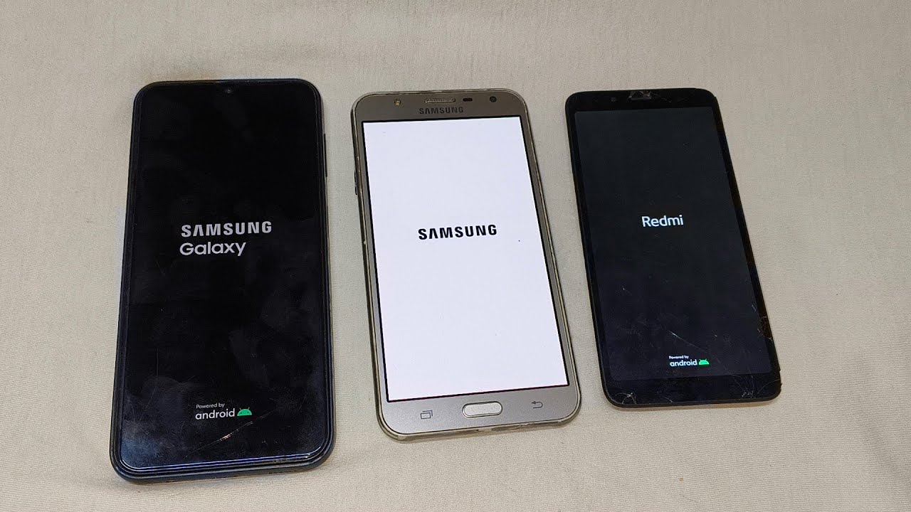 Samsung A14 vs Samsung J7 vs Redmi 7A Reboot Speed Test