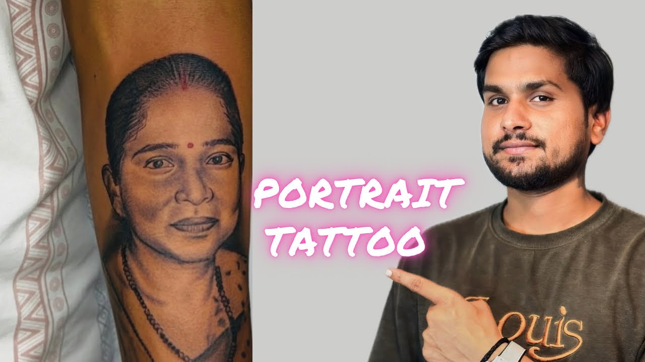 Mom Portrait Tattoo