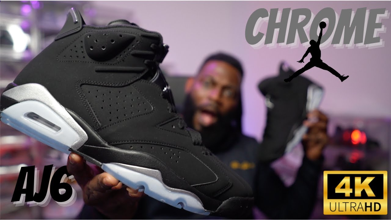 CHROME Air Jordan 6  - Everything You Need to Know including a quick look at the youth size.