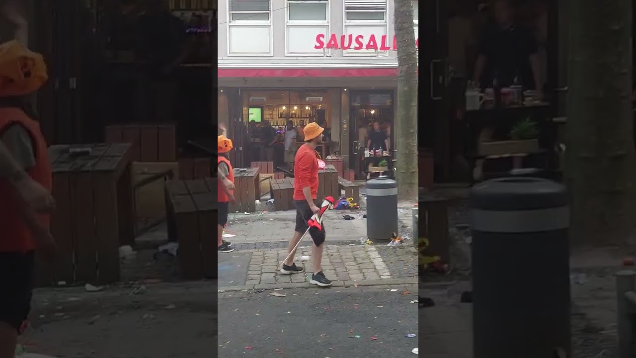 Euro 2024 Netherlands 🇳🇱 vs England Hooligans Fight