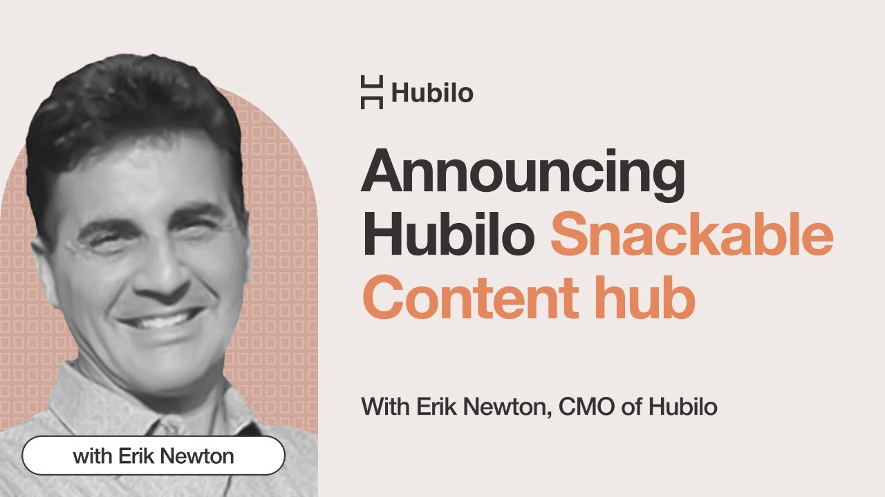 Announcing Hubilo Snackable Content Hub | Hubilo Webinar Software. Best Platform for Webinars