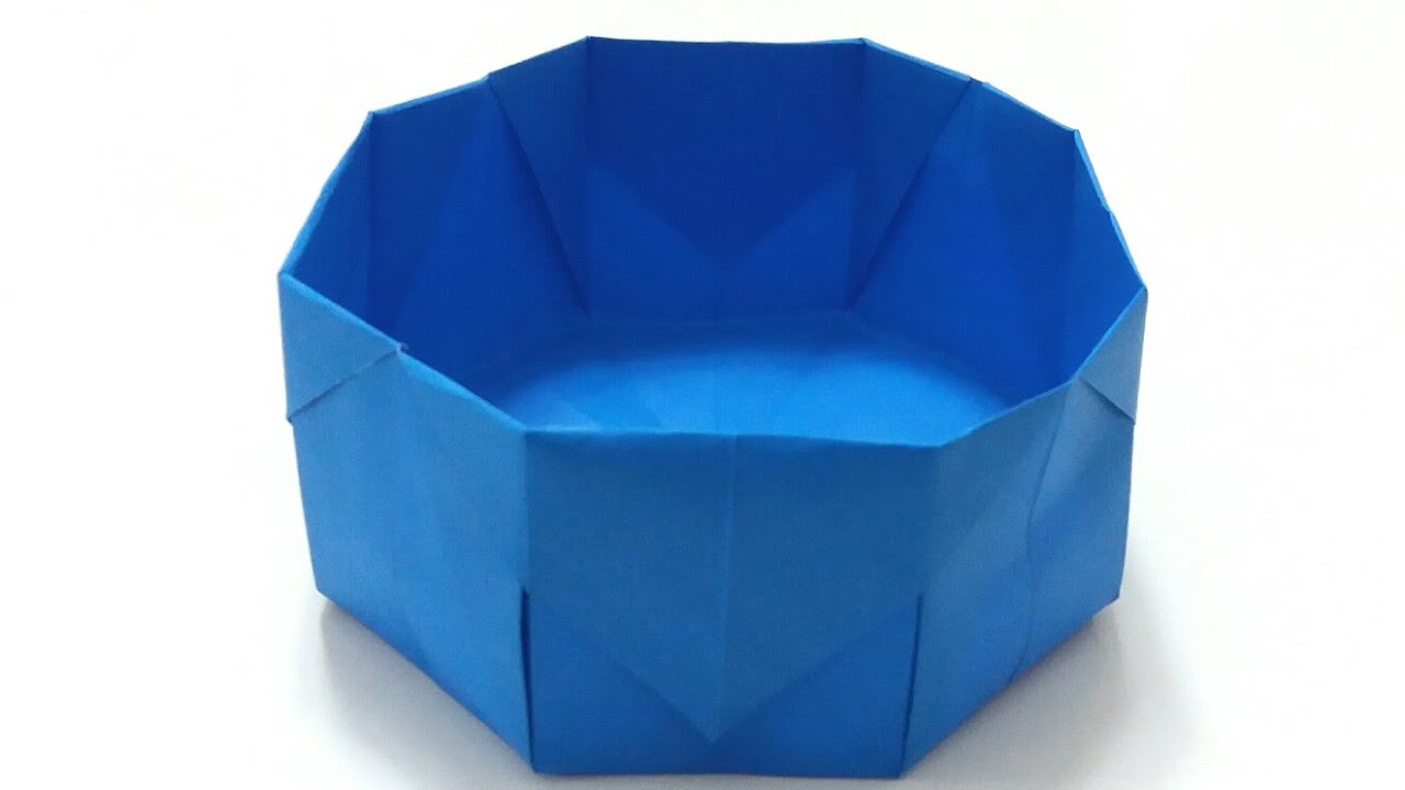 caixa de papel redonda