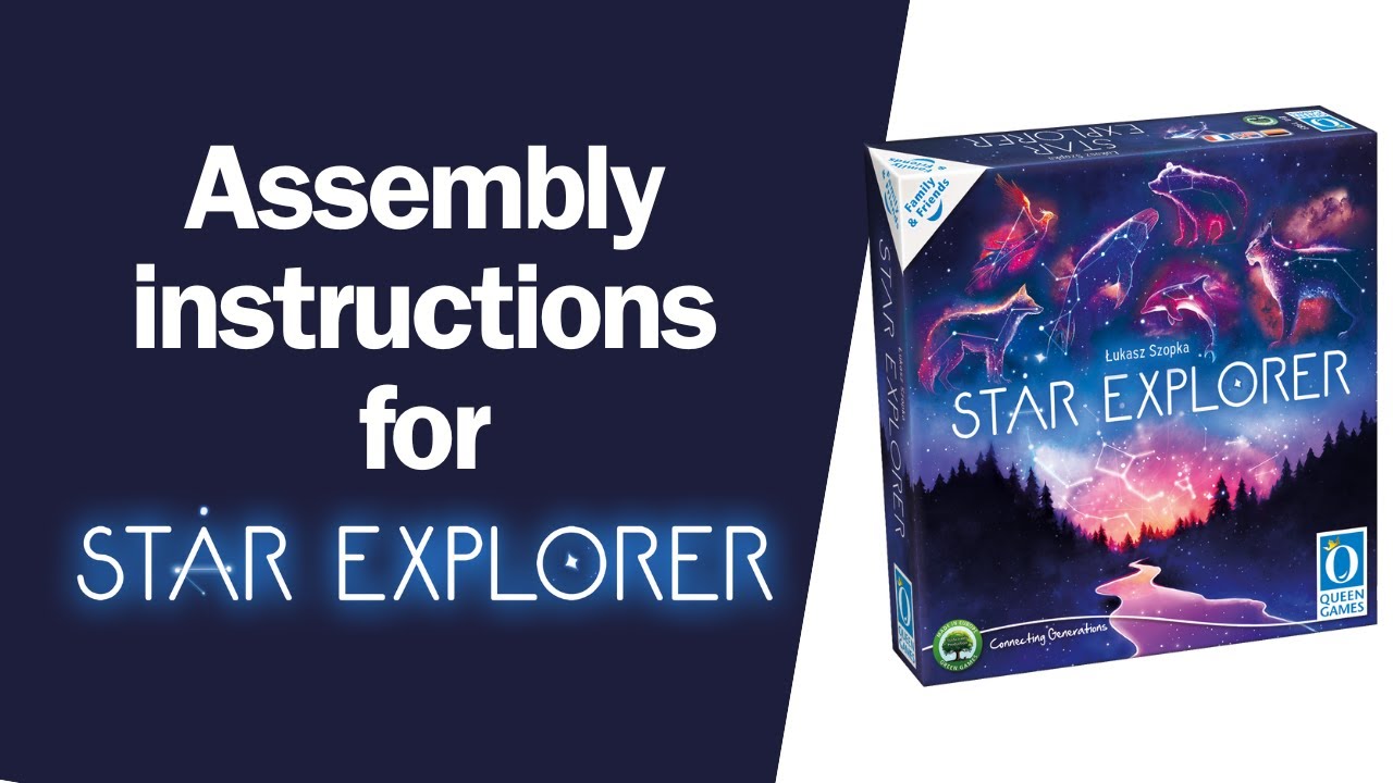 Star Explorer I Assembly instructions I EN I Queen Games