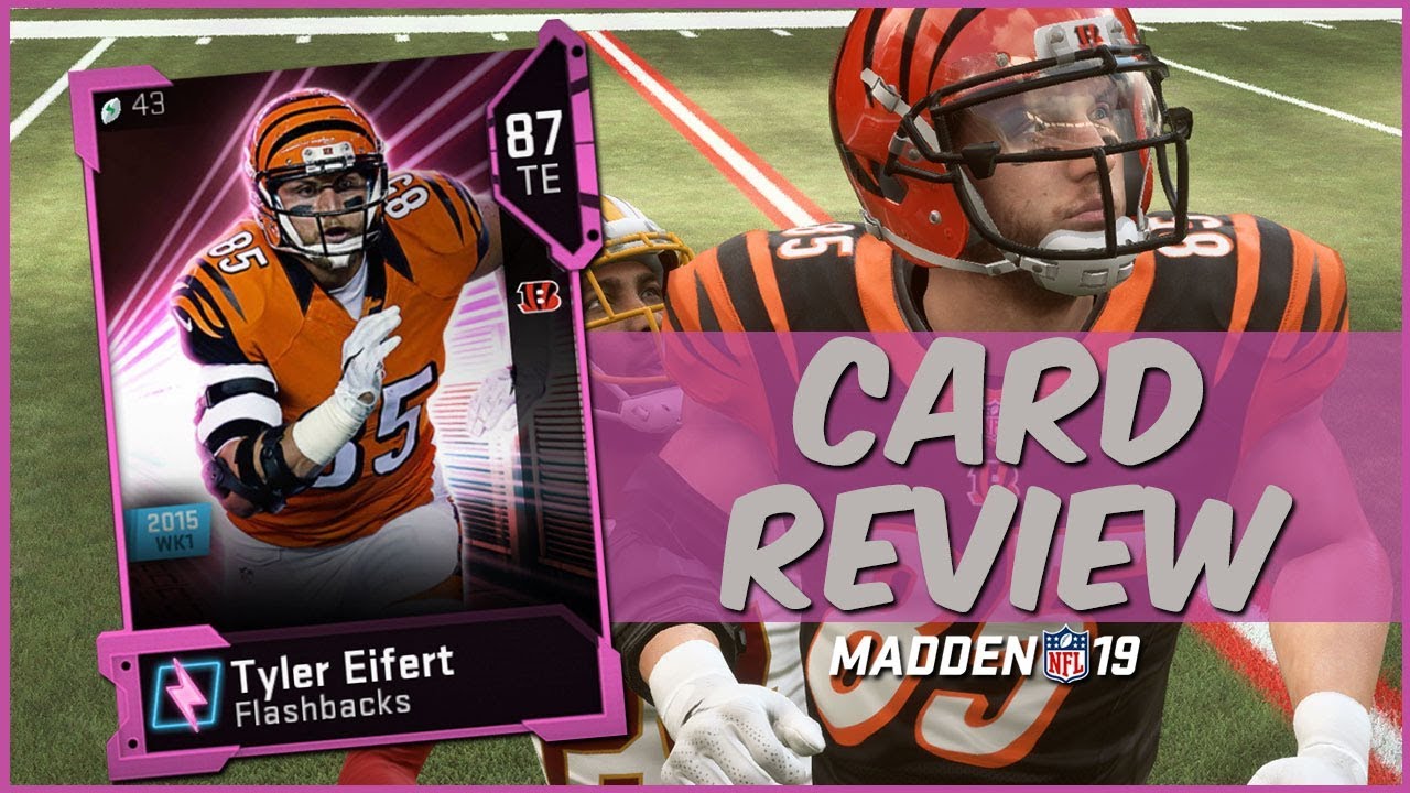 MUT 19 Card Review | Flashback Tyler Eifert Gameplay + Card Review