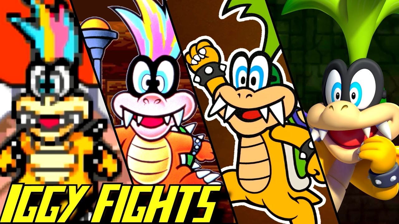 Evolution of Iggy Koopa Battles (1988-2017)