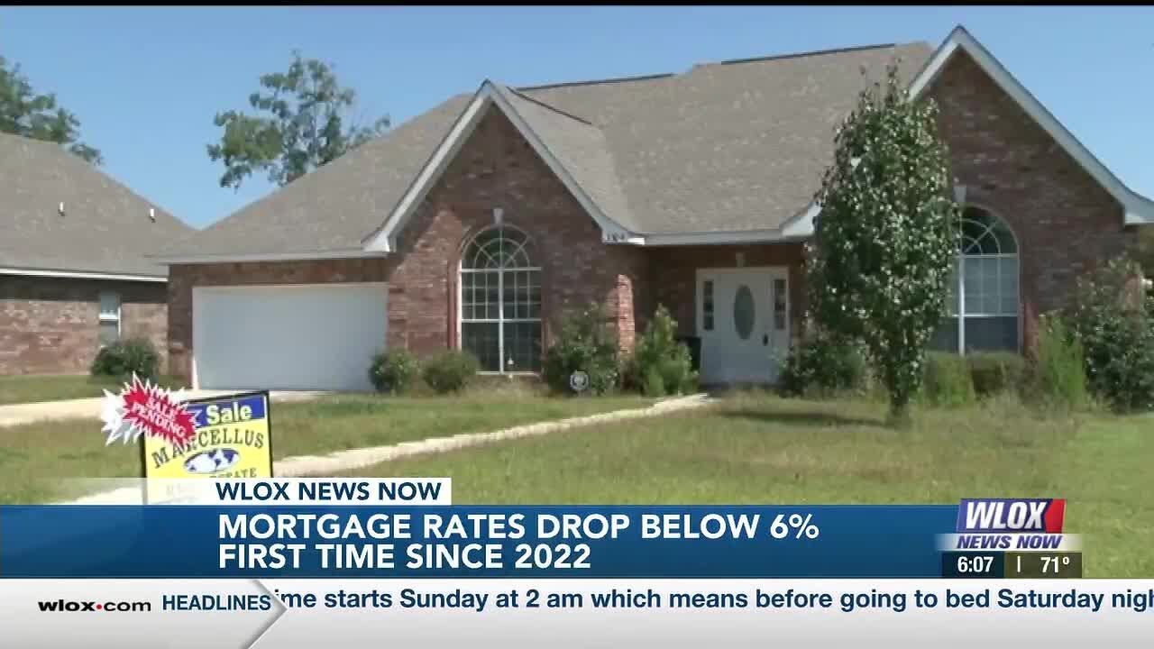 Mortgage rates drop below 6% for the first time since 2022